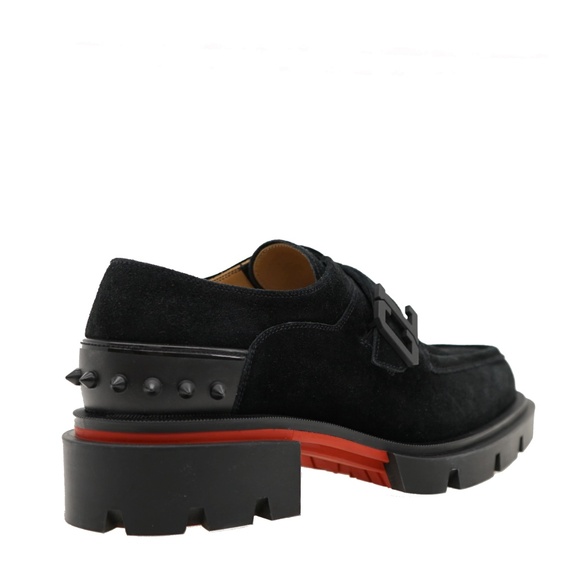 Christian Louboutin CL Our Georges Black Suede Size 10 US New main image 7